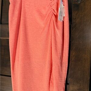 Liz Claiborne Coral Pencil Skirt